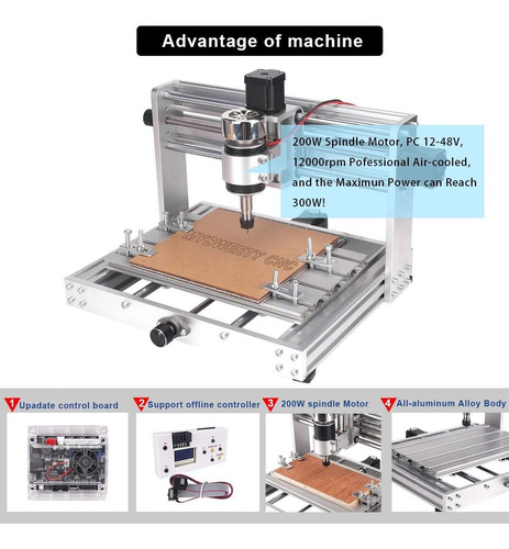 Imagen 2 de 8 de Máquina De Grabado My Sweety Cnc 3018 Max, Control Grbl