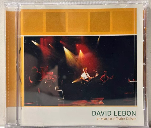 David Lebon En Vivo, En El Teatro Coliseo Cd