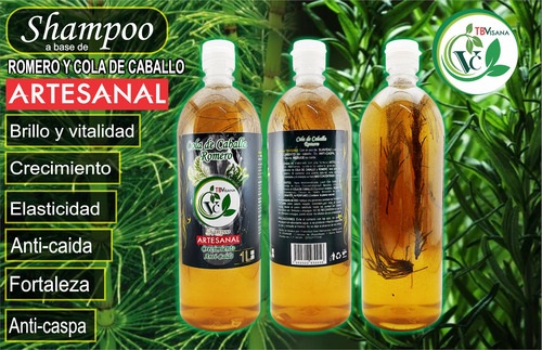 X4 Shampoo Tbvisana Cola De Caballo Cecimiento, Anticaida,