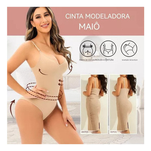 Body De Mujer Fajas Moldeador Cuerpo Con Control Del Vientre