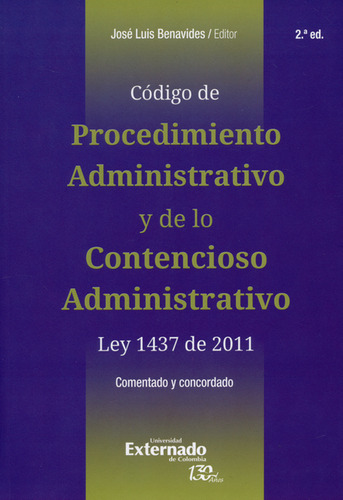 Código De Procedimiento Administrativo Y De Lo Contencioso A