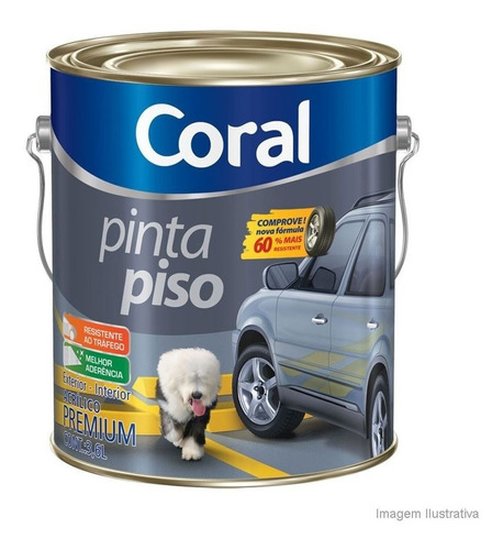 Tinta Pinta Piso Coral 3,6 Litros Branco