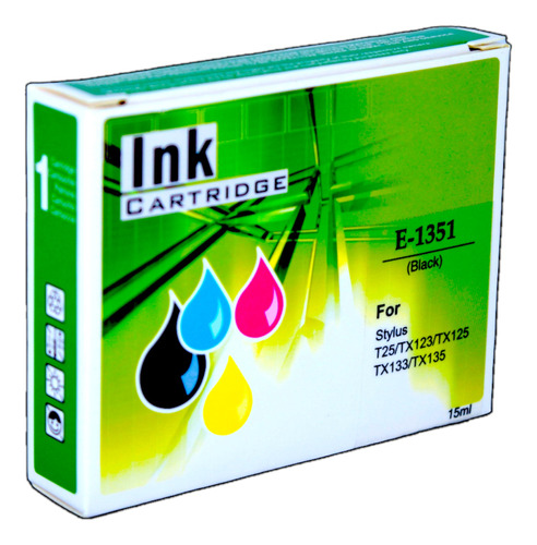 Cartuchos T133 Black T135120 Para Epson Alternativo