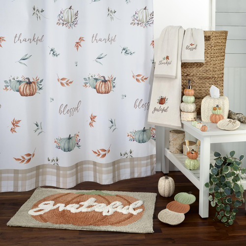 Toalla De Baño De Algodón Suave Y Absorbente Decoración Otoñ