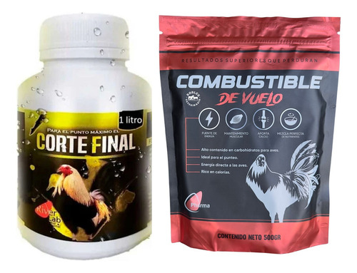Alimento Corte Final 1 Lt Y Combustible De Vuelo 500grms Ave