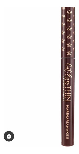 Imagem 4 de 4 de Cat Eyes Thin Boho Mari Maria - Delineador Líquido Marrom