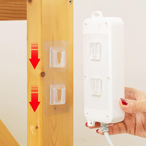 Imagen 3 de 10 de Soporte Gancho Colgador Adhesivo Pared Cuadro Resistente Ax®