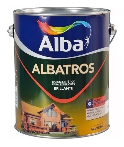 Barniz Alba Con Uv Brillante X 4 Lt 