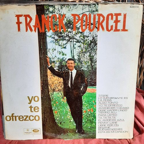 Vinilo Franck Pourcel Yo Te Ofrezco O2