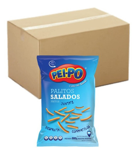 Palitos Salados Peipo 10x800g - Cotillón Waf