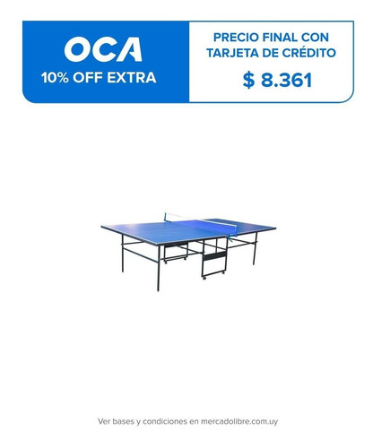 Mesa De Ping Pong Profesional Plegable Con Ruedas