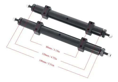 Set De 2 Ejes De Rueda De Acero Para Coche RC – Compatibles Con Tamiya CR01, Crawler, Bronco Y Unimog (Ref. 54048)
