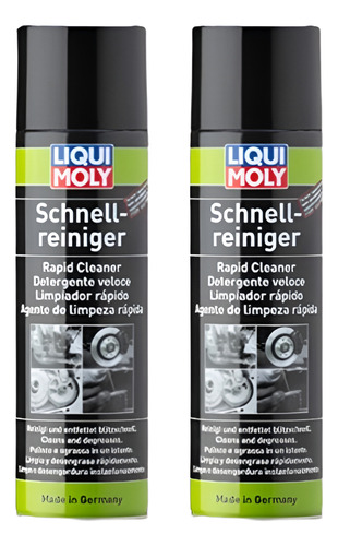 Kit 2 Piezas Limpiador Rápido En Spray 500 Ml Liqui Moly