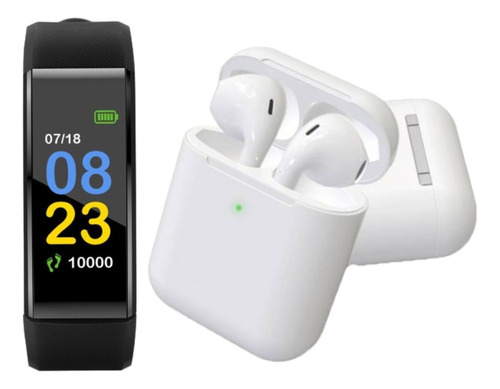 Smartwatch 115 Plus Combo + Auriculares Inalámbricos Premium