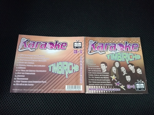 Timbiriche Karaoke Timbiriche Cd