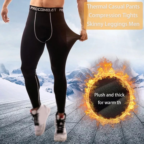 Alta Calidad Pantalones Leggings Térmicos De Compresión En