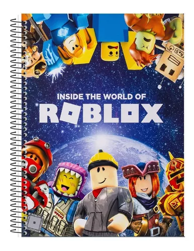 Caderno Universitário 96 Fls Jogo Roblox - Premium - Caderno Escolar /  Universitário - Magazine Luiza