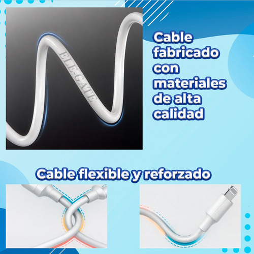 Cargador Para Apple iPhone Carga Rapida Type C A Lightning