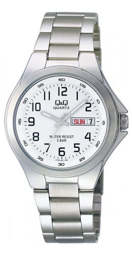 Reloj Para Hombre Q&q A164j204y Plateado