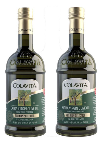 Combo Colavita Aceite De Oliva Extra Virgen 2 Bot X 750ml
