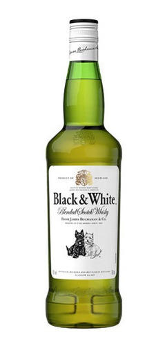 Imagen 1 de 4 de Whisky Black And White 0,75l Botella Lf