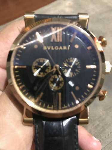 Relogio Bvlgari Sb P 42 G An 18k Caixa Em Ouro Maciço (origi