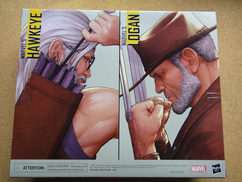 Marvel Legends Old Man Logan & Hawkeye X-men 20th Hasbro (Usado)