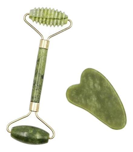 Rodillo De Jade Y Agua Sha Rodillo Facial Belleza Facial Si