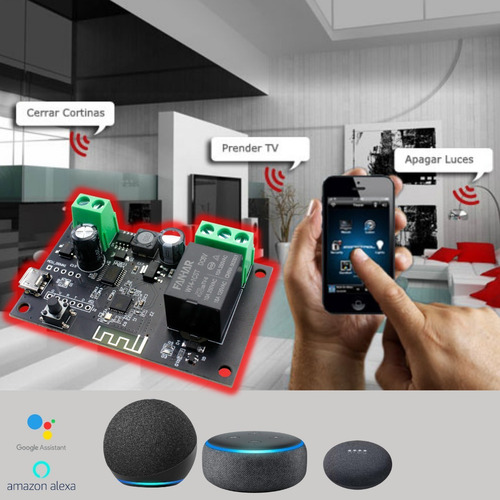 Imagen 2 de 5 de Interruptor Inteligente Wifi - Modulo De Rele 1 Canal