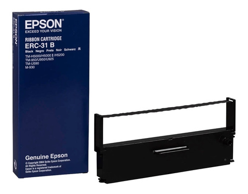 Cinta Epson Erc-31 Negro - Tm-930  Tmu-950 H5000 590 (cp)