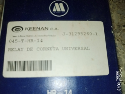 Relay De Corneta Hr-14/ Universal 