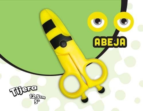 Tiijera Escolar Pizzini Diseño Abeja 12.5cm Infantil