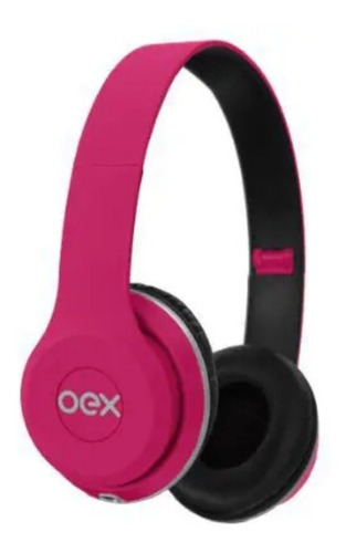 Headphone Oex Style Hp103 - Rosa Cor da luz Branco