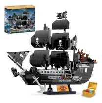 Comprar Kit De Juegos De Construcción De Barcos Piratas 
