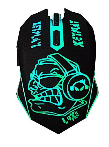 Keyplay Luke Mouse Gaming 7 Luz Led De Colores Ergonomico 6 