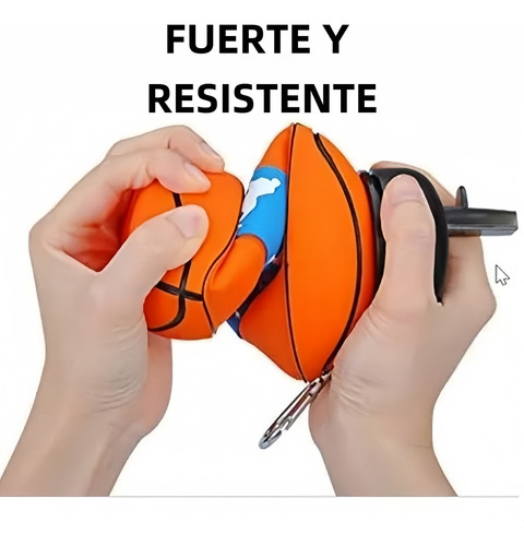 Botella Plegable Balón De Básquet Color Naranja