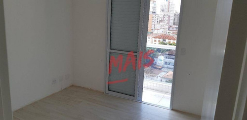 Apartamento Com 3 Dormitórios Para Alugar, 111 M² - Ponta Da Praia - Santos/sp - Ap5855