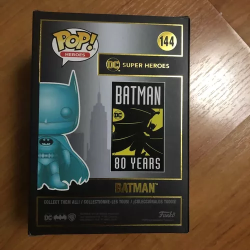 Funko Pop Batman 144 Cromo Azul Sdcc 2019 Summer Convention