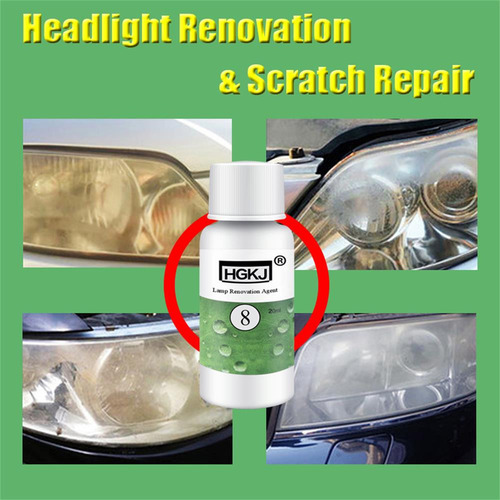Kit De Restauración De Lentes De Coche Y Hgkj820ml Para Faro