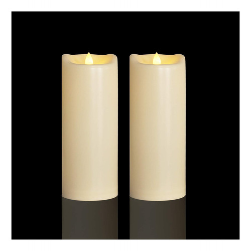 Paquete De 2 Velas Impermeables De 4 X 10 Pulgadas Para Exte