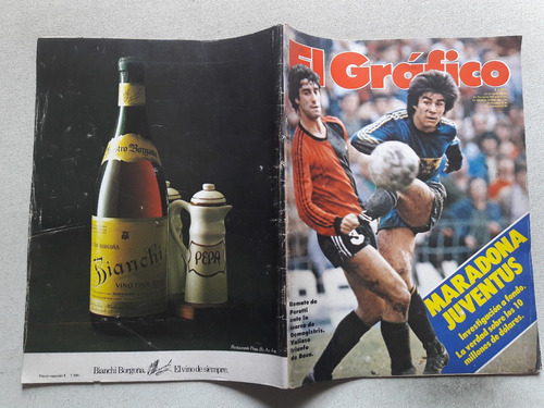 El Grafico Nº 3166 Año 1980 Perotti Boca - Maradona Juventus