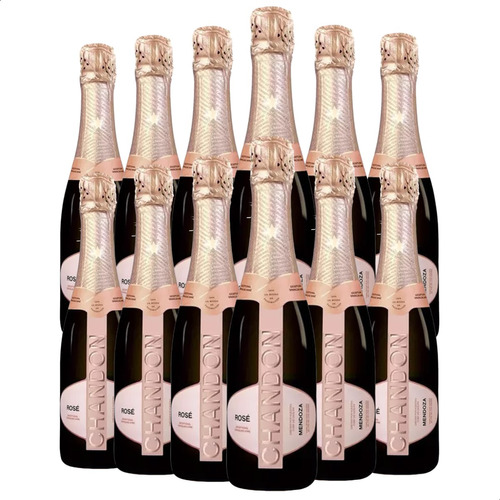 Champagne Chandon Rose Brut 375ml X12 - 01almacen