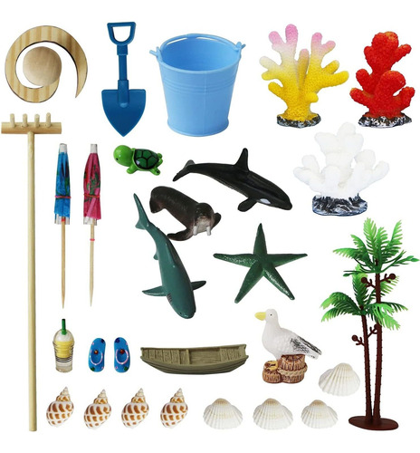 Kit De Accesorios Beach Zen Garden  Decoración De Caja...