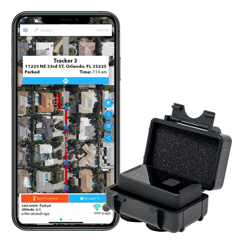 Gps Tracker Optimus 2.0 Con Funda Magnética Impermeable