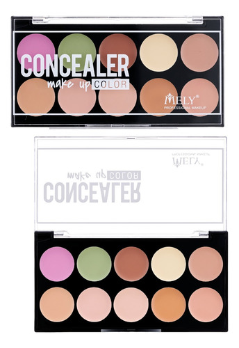 Paleta De Correctores En Crema Concealer Color Mely 20gr