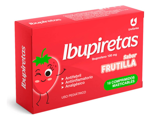 Ibuprofeno Ibupiretas Masticable 10 X Comprimidos