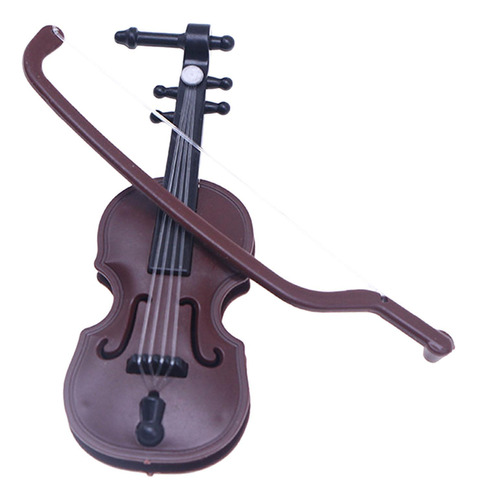 1/12 Instrumentos De Madera En Miniatura Modelo Violín