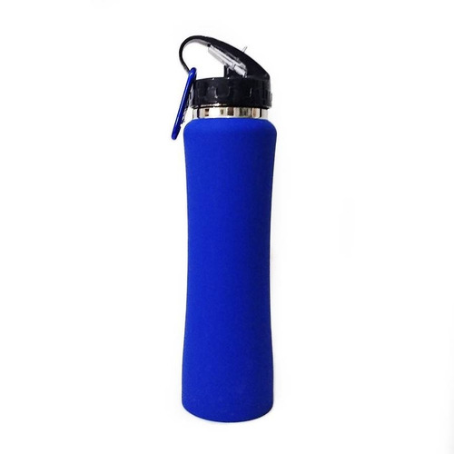 Imagen 2 de 2 de Termo Deportivo Sport 500ml Cantimplora Azul