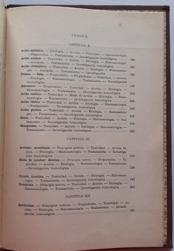 Antiguo Libro Toxicología Trivisonno 1929 Ateneo Ro 054 (Usado)