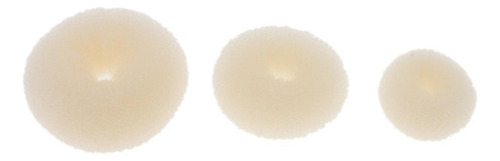 3 Piezas Hair Bun Donut Maker, Bun, Maker, Shaper Beige